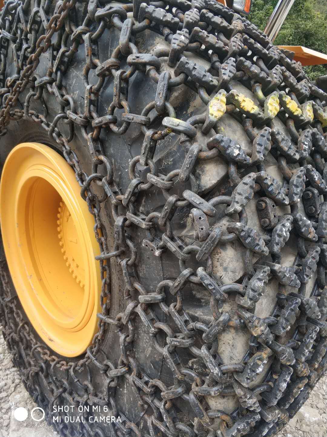 Loader Tire Protection Chain