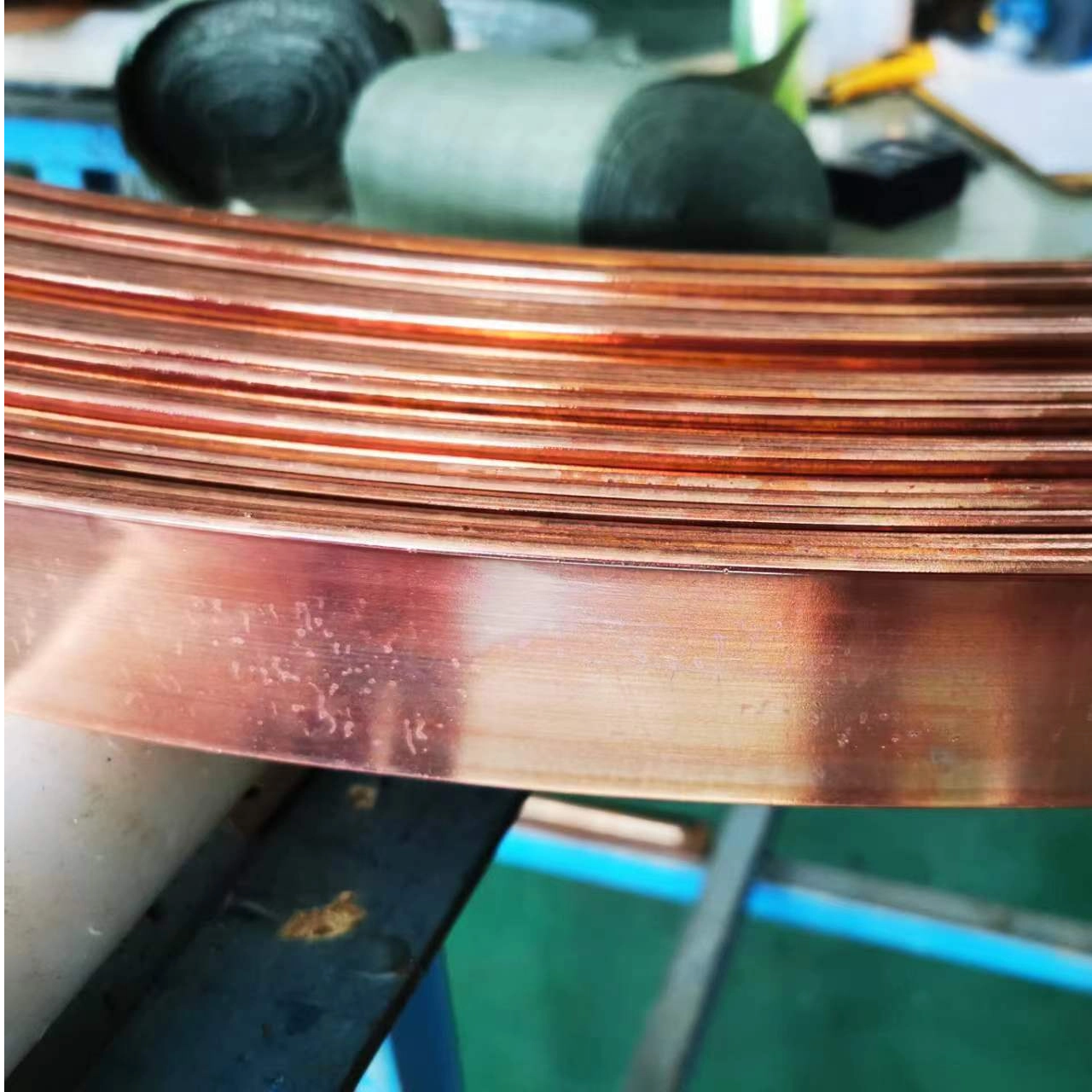 Tianjin Factory Copper Grounding Flat Steel Copper Bonded Steel Electrode Copper Plated Round Steel